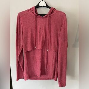 Pink Nursing Sweater, Ginkana brand, size medium